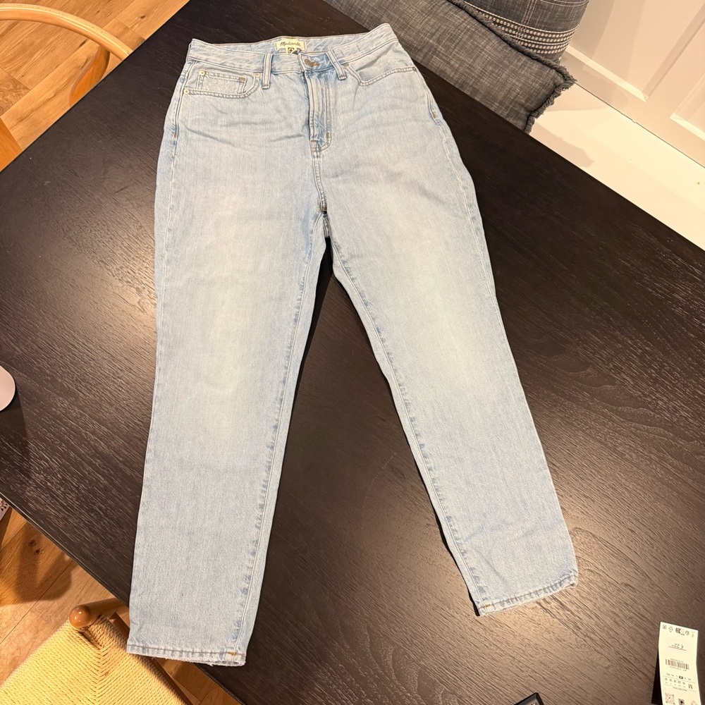 Madewell Women's Straight Leg Jeans in Light Blue